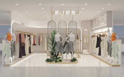 现代女装店3D模型下载